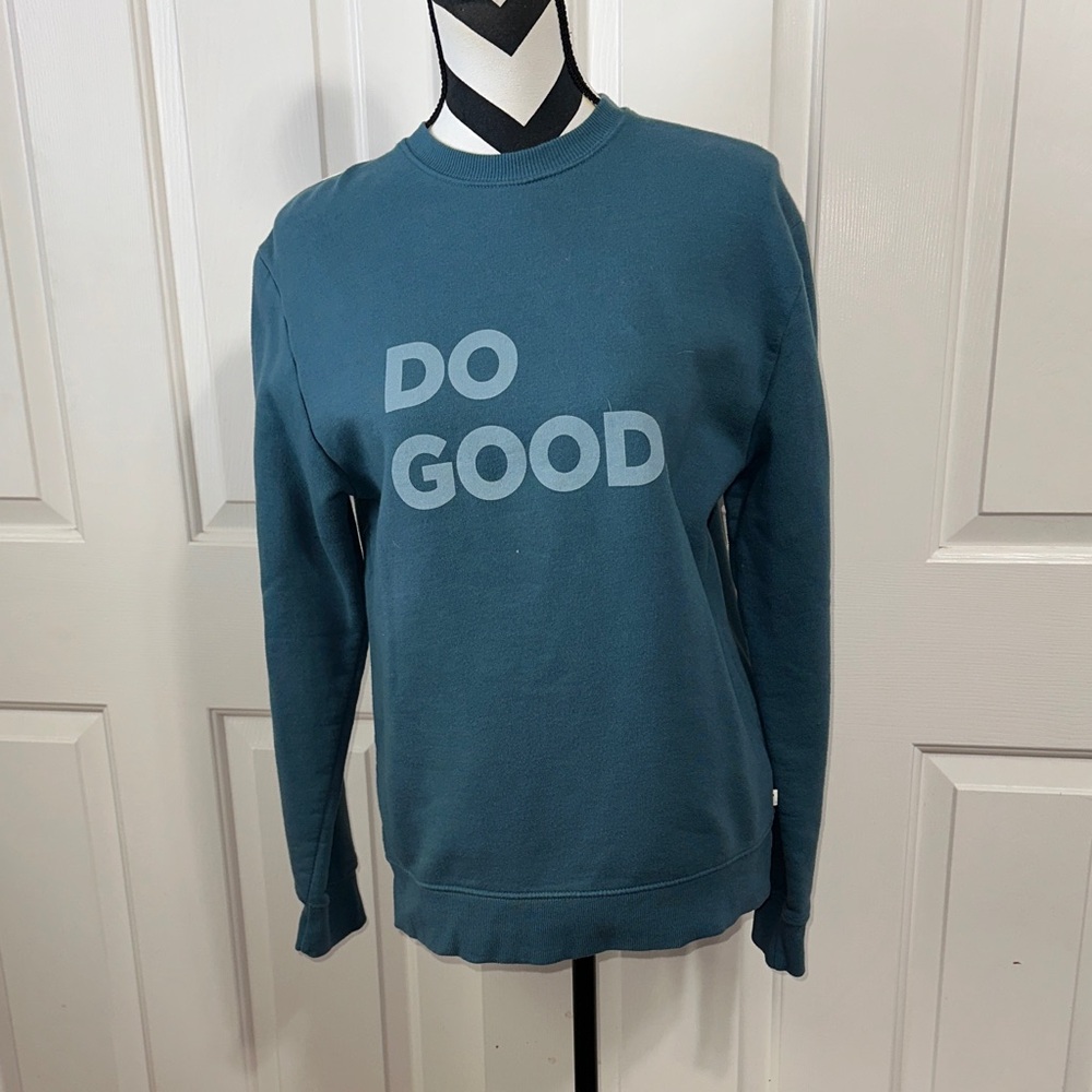 Cotopaxi  Do Good Teal Sweatshirt